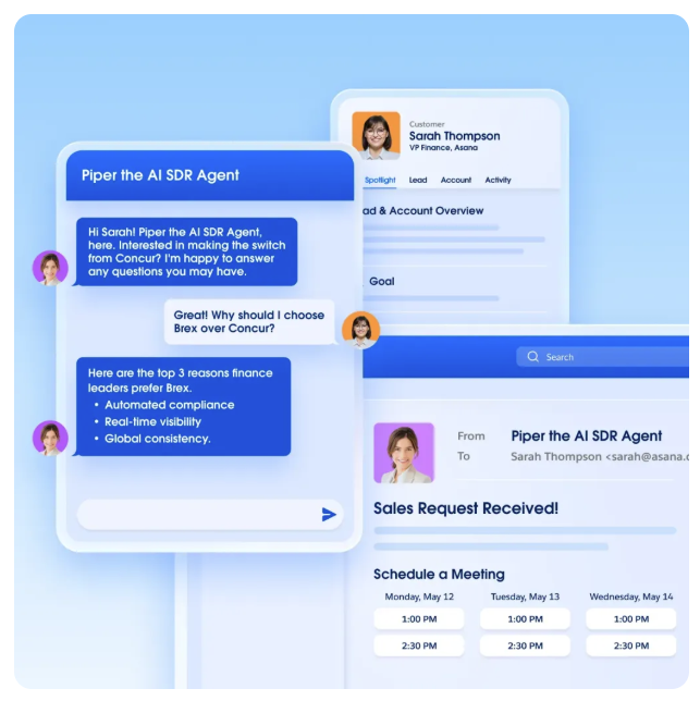 Meet Piper, the #1 AI SDR Agent