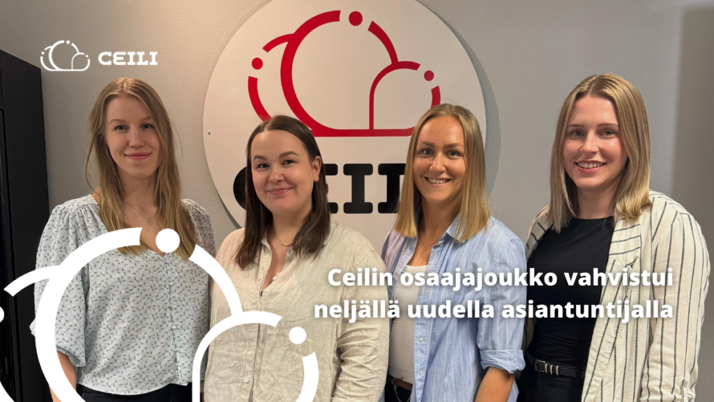 Ceilin osaajajoukko vahvistui neljällä uudella asiantuntijalla