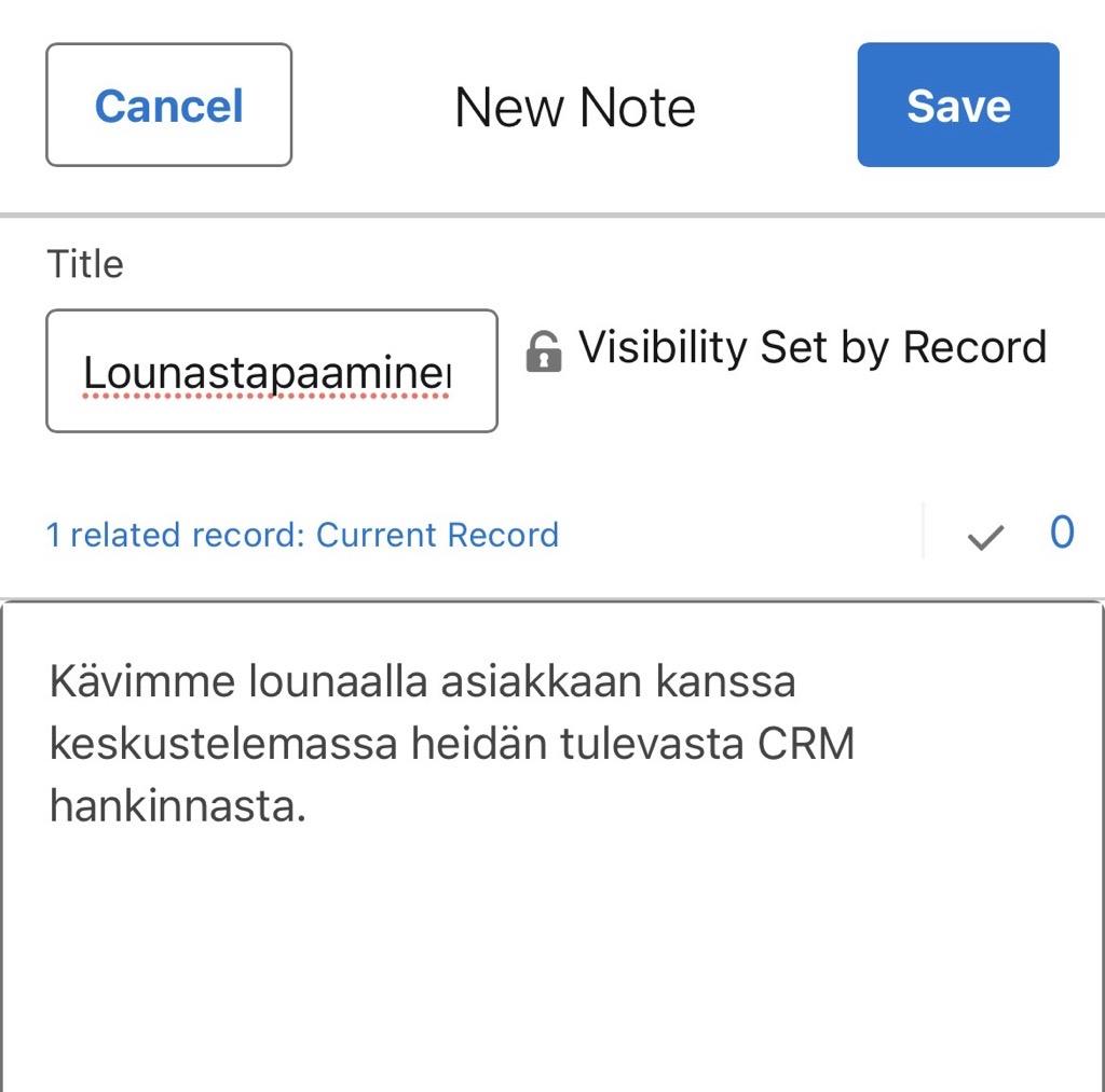 Myyjän paras kaveri kiireessä: sanele muistiinpanot