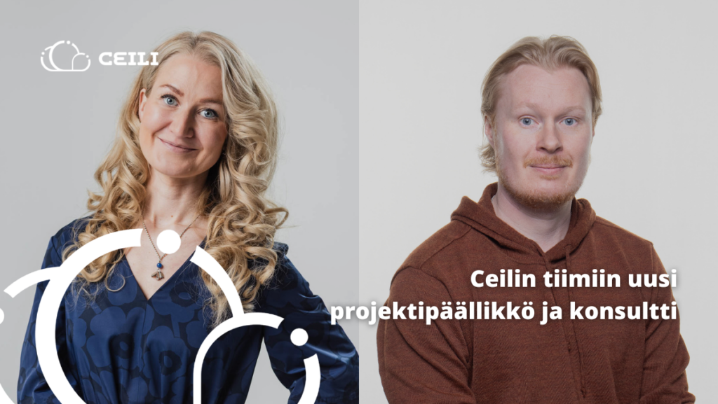 Ceilin tiimiin uusi projektipäällikkö ja konsultti