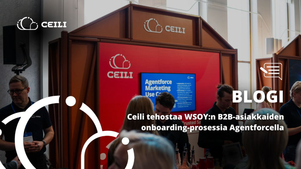 Ceili tehostaa WSOY:n B2B-asiakkaiden onboarding-prosessia Agentforcen tekoälyagentilla
