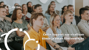 Ceilin Support saa virallisen tiimin ja oman tiiminvetäjän