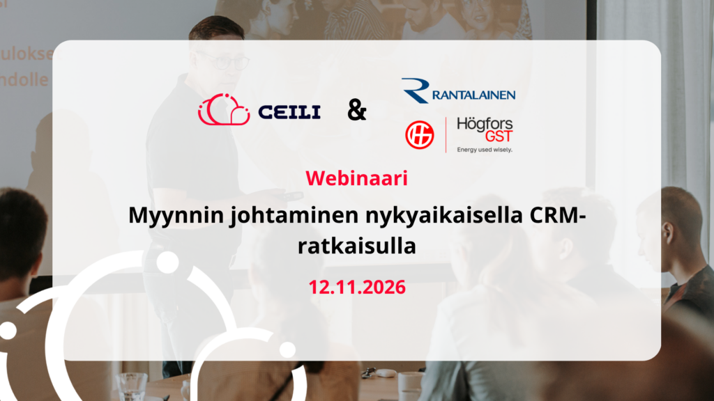 Webinaari: Myynnin johtaminen nykyaikaisella CRM-ratkaisulla
